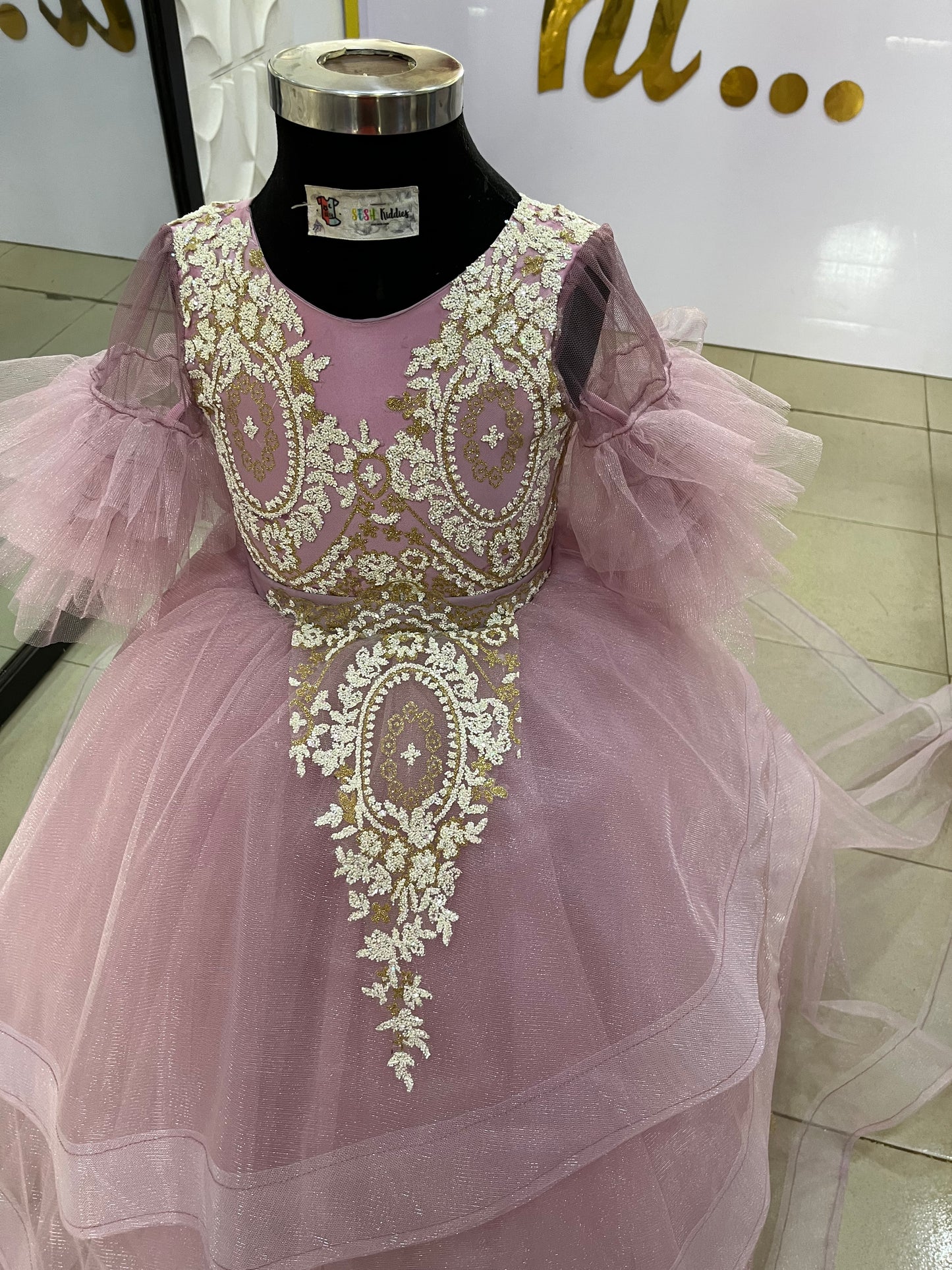 Mimi dress in lilac