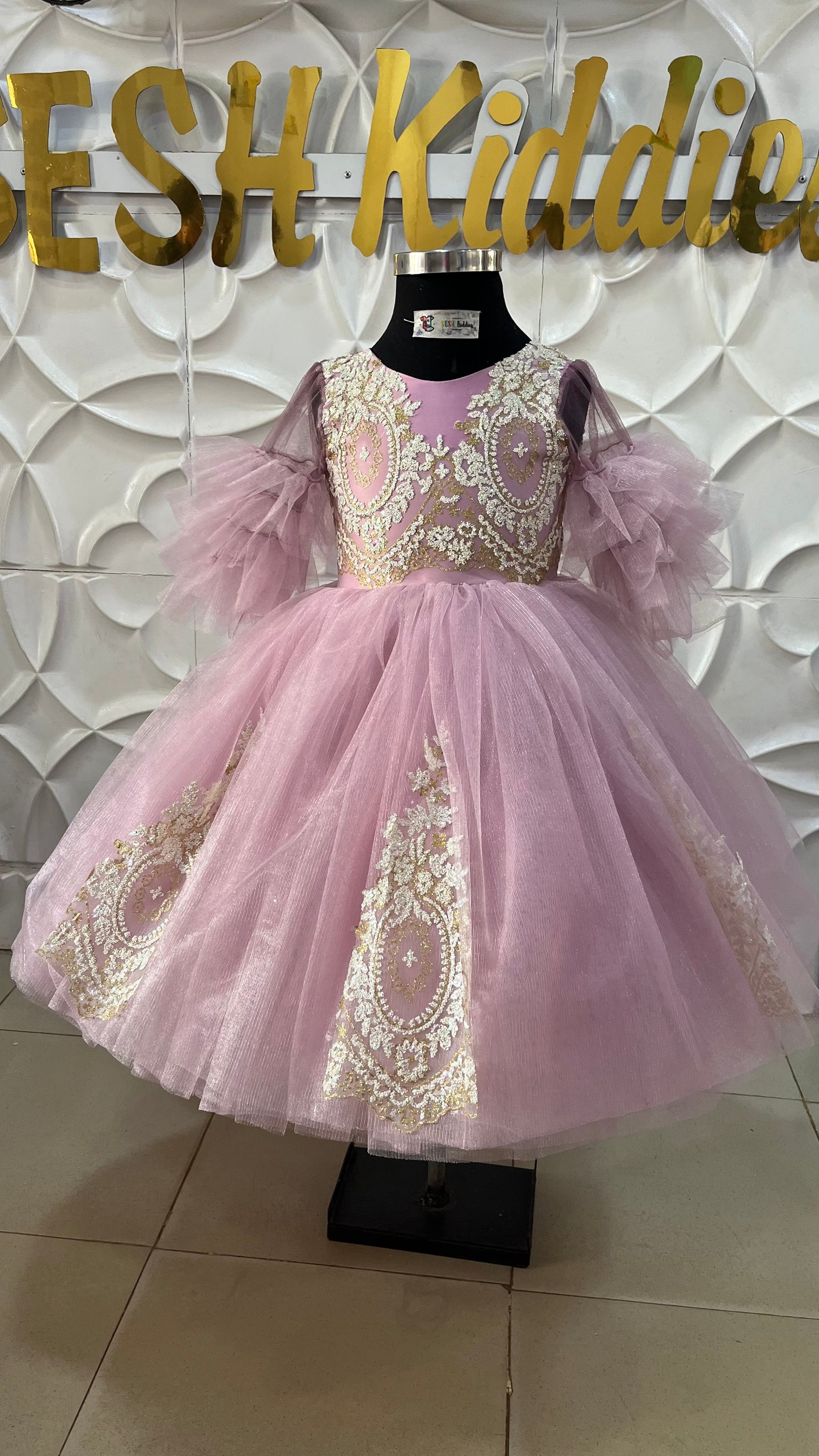 Mimi dress in lilac