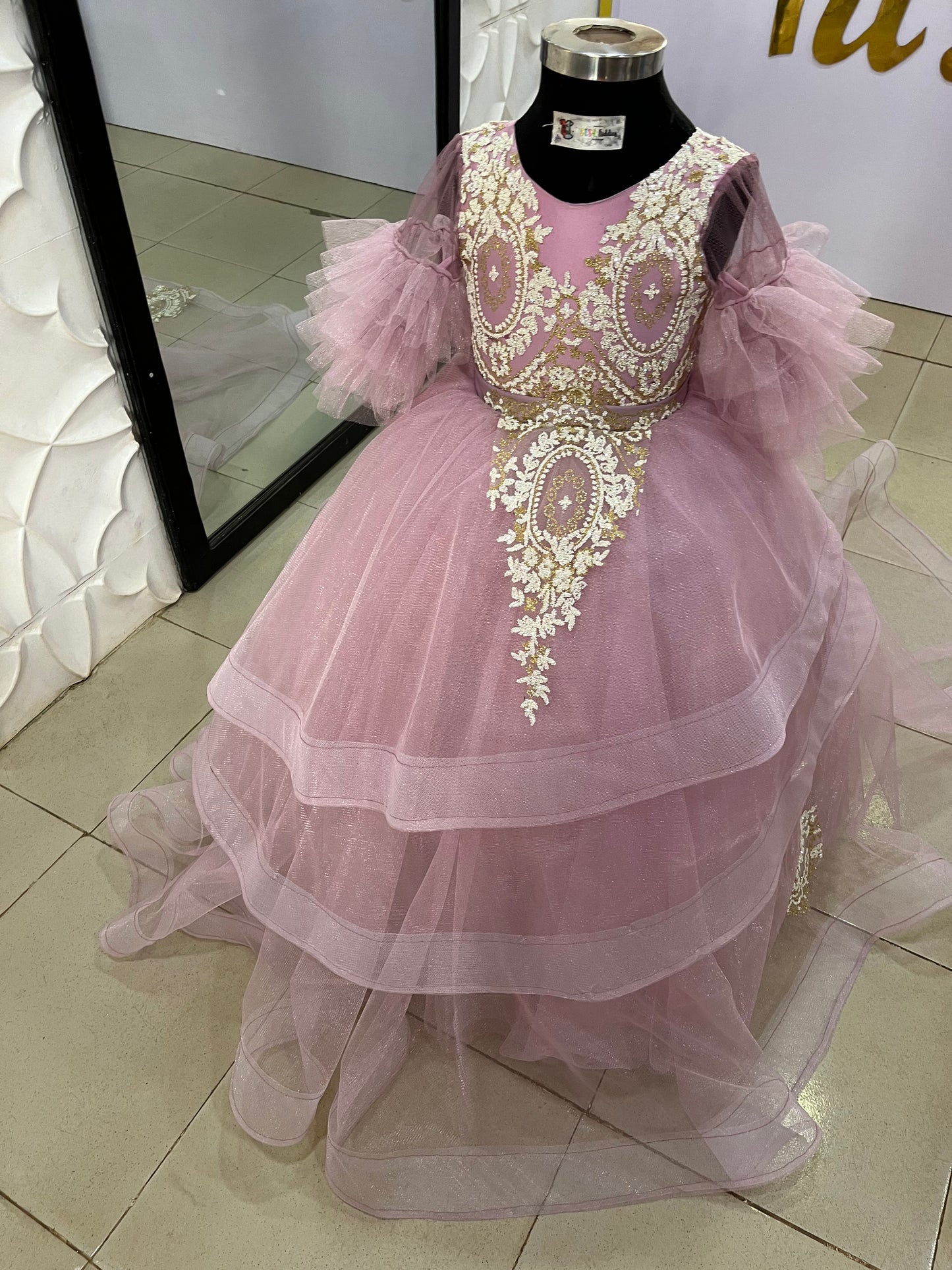 Mimi dress in lilac